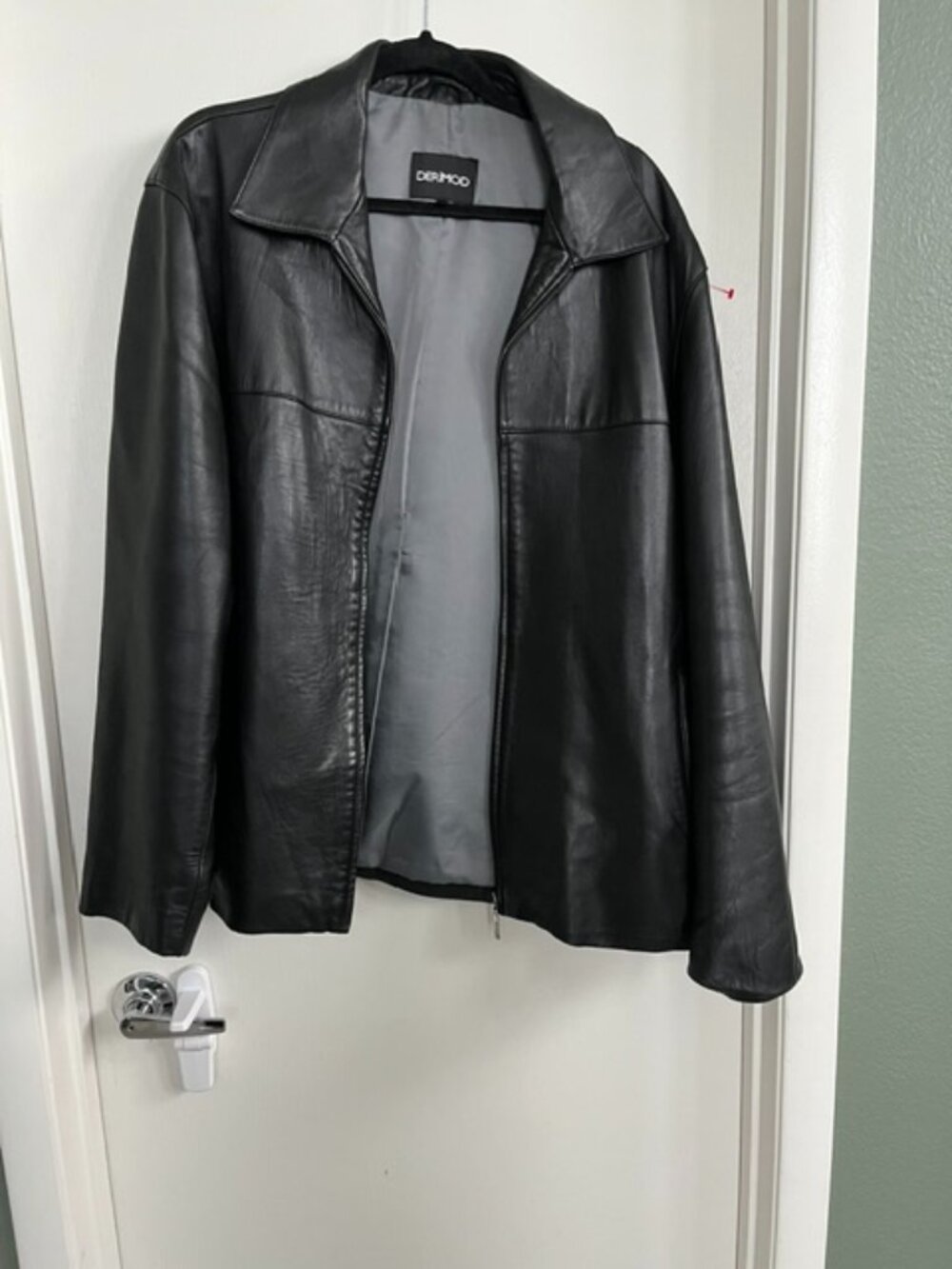 Derimod Leather Jacket XL - Picture 1 of 7